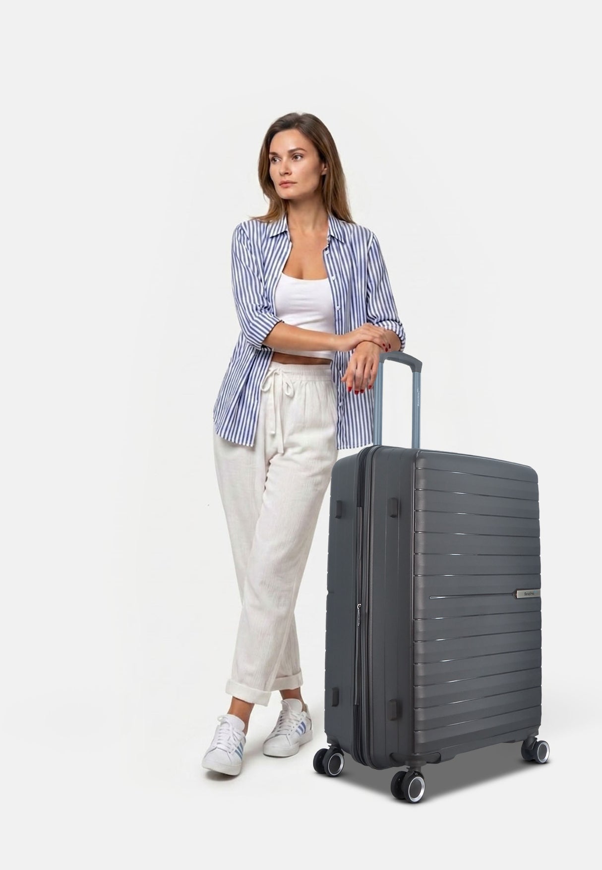 Saxoline Blue Resort Hard Suitcase Large