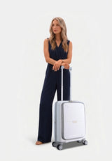 Saxoline Blue Boho Harde Handbagage Koffer Klein