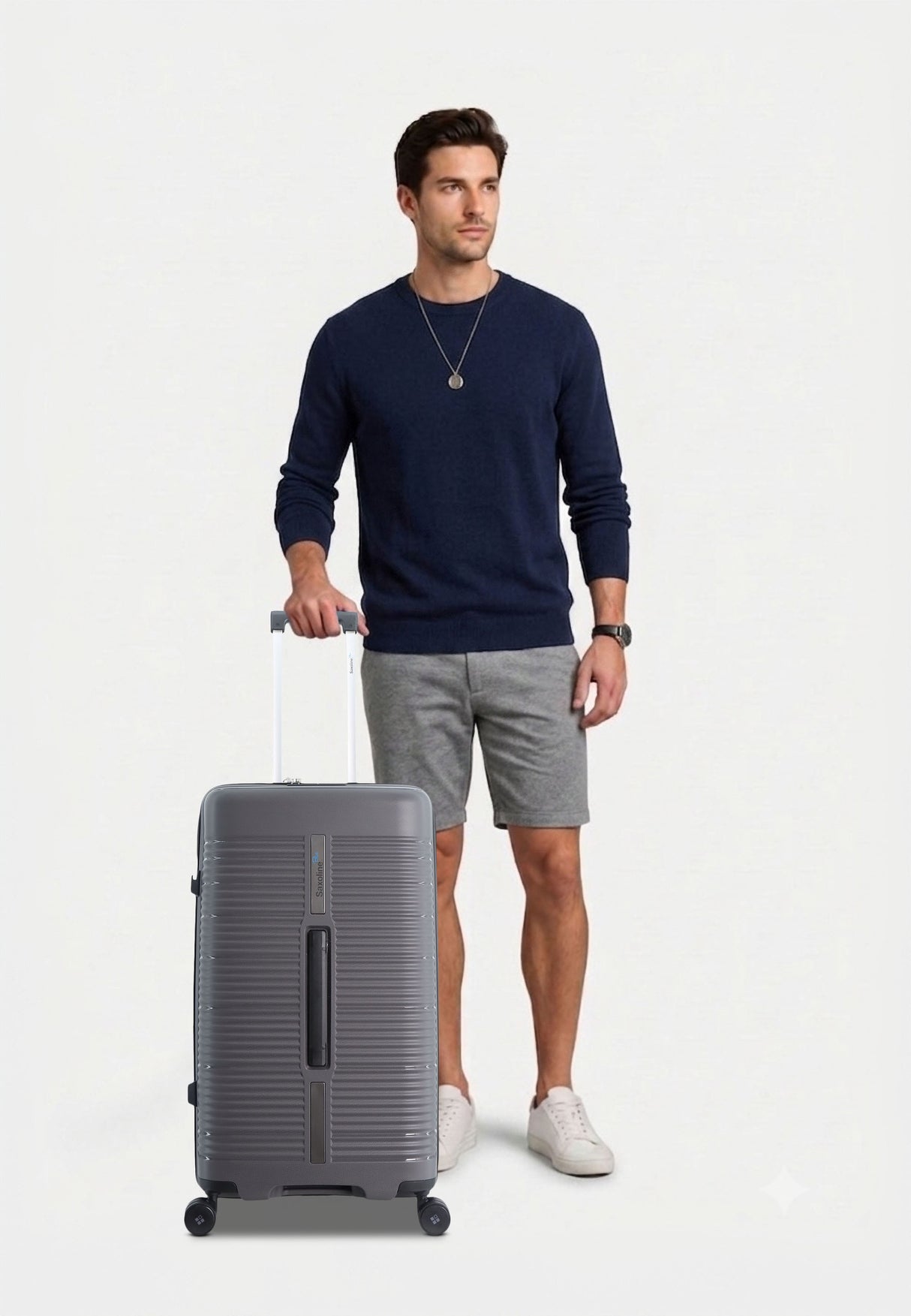 Saxoline Blue Overly Harde Koffer Medium