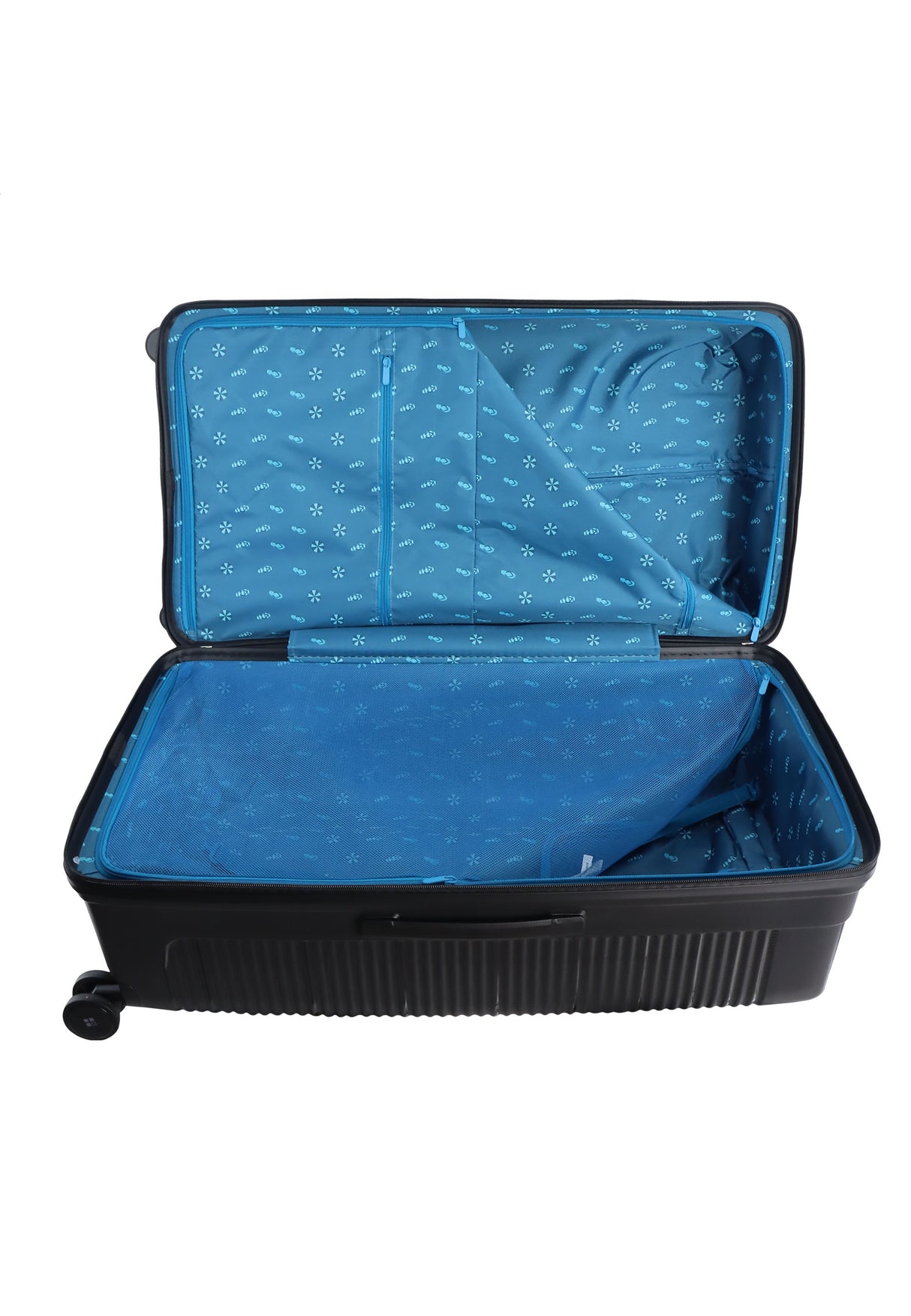 Saxoline Blue Overly Hard Suitcase Large