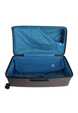 Saxoline Blue Overly Hard Suitcase Large