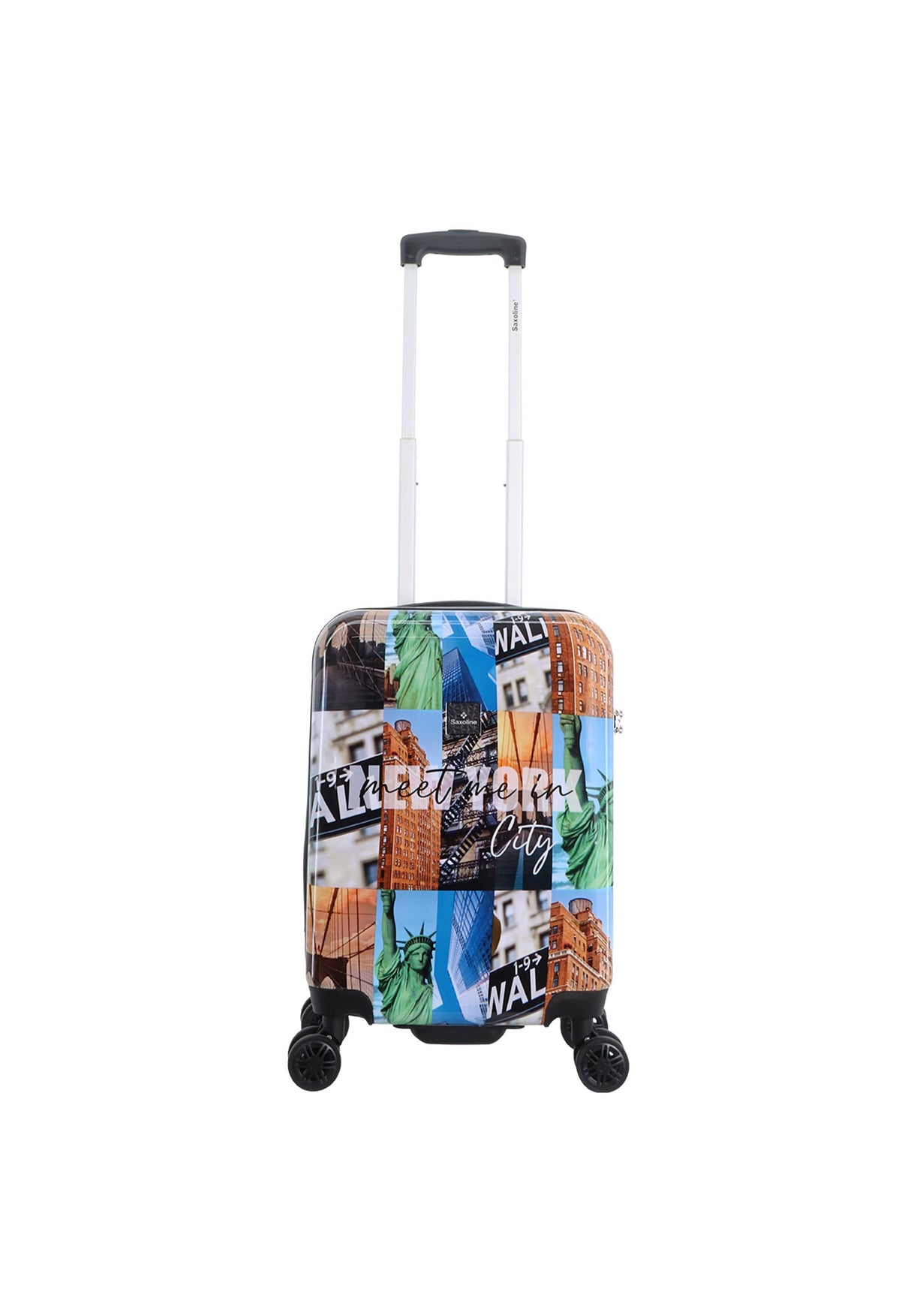 Saxoline The Big Apple Printed Hard Suitcase Set