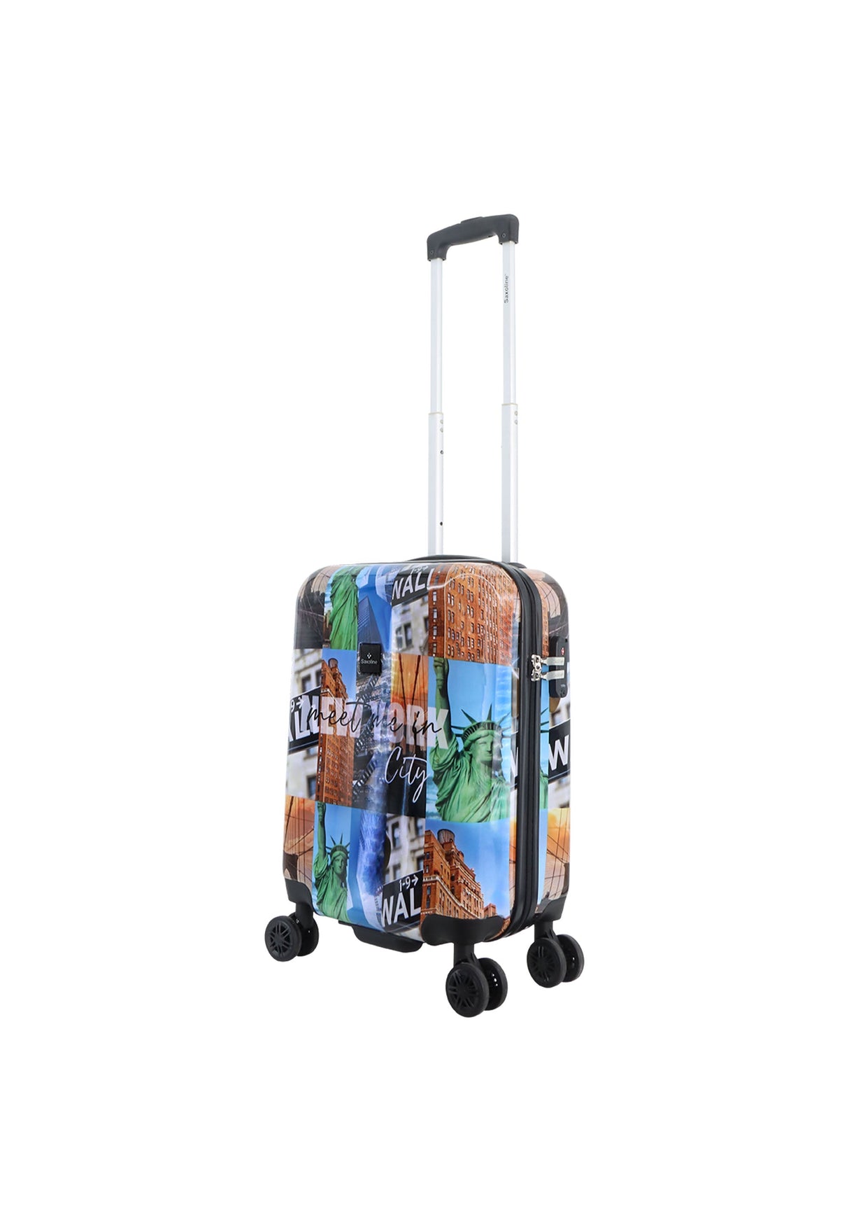 Saxoline The Big Apple Printed Hard Suitcase Small