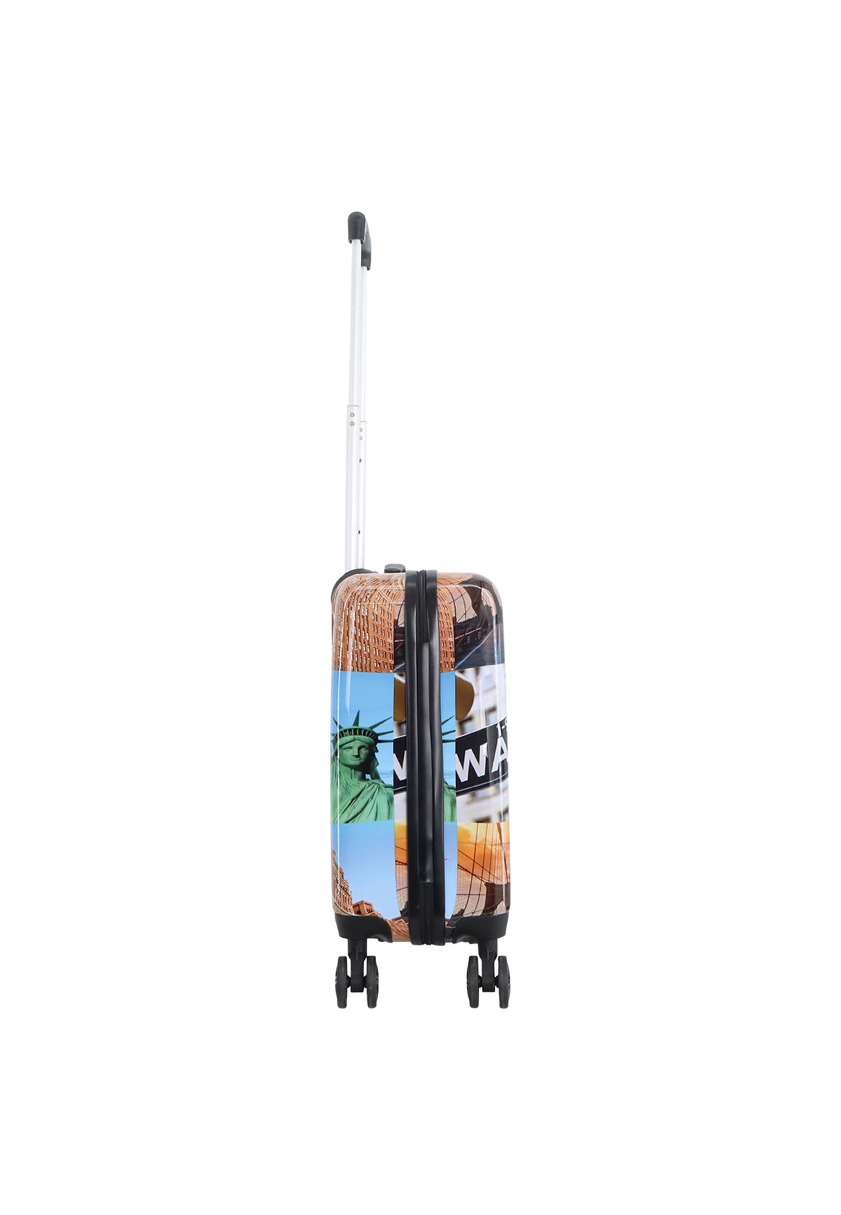 Saxoline The Big Apple Printed Hard Suitcase Small