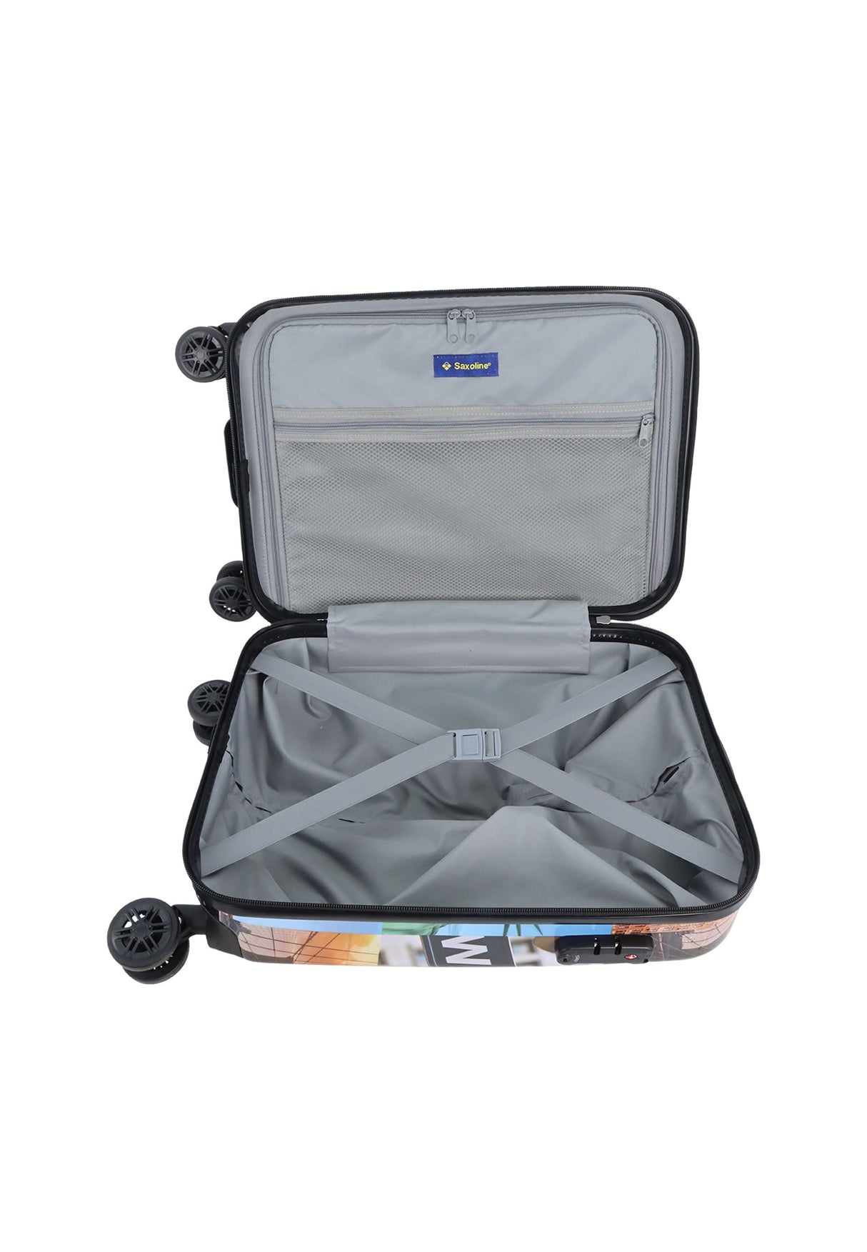 Saxoline The Big Apple Printed Hard Suitcase Small
