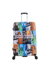 Saxoline The Big Apple Printed Hard Suitcase Set