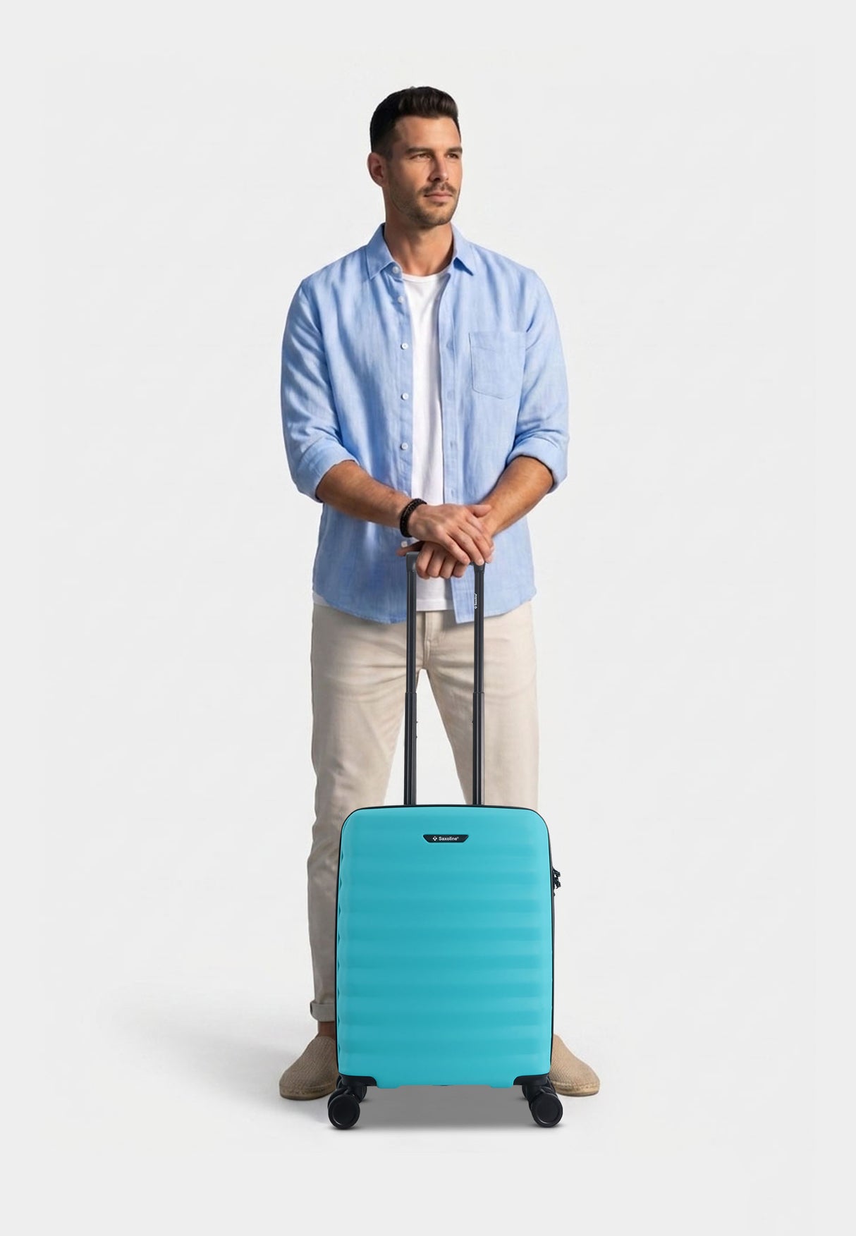 Saxoline Flow Hard Hand Luggage Suitcase Small