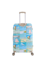 Saxoline Coastal Beauty Printed Hard Suitcase