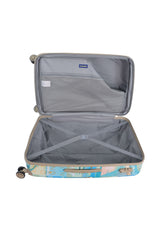 Saxoline Coastal Beauty Printed Hard Suitcase