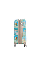 Saxoline Coastal Beauty Printed Hard Suitcase