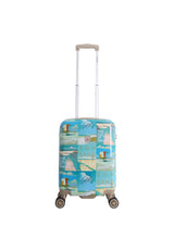 Saxoline Coastal Beauty Printed Hard Suitcase