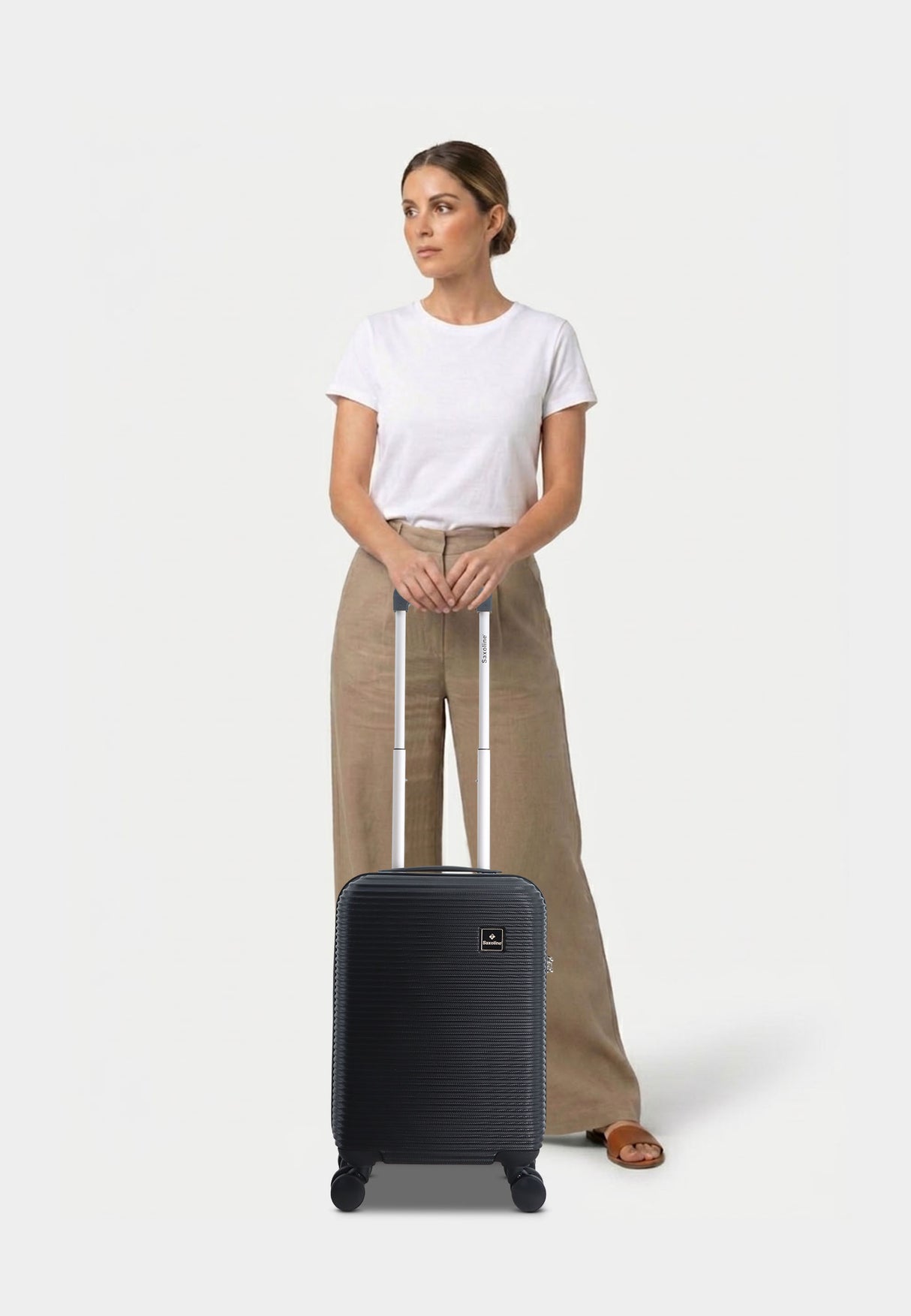 Saxoline Twist Hard Hand Luggage Suitcase Small