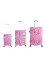 Saxoline Splash Printed Hard Suitcase Set
