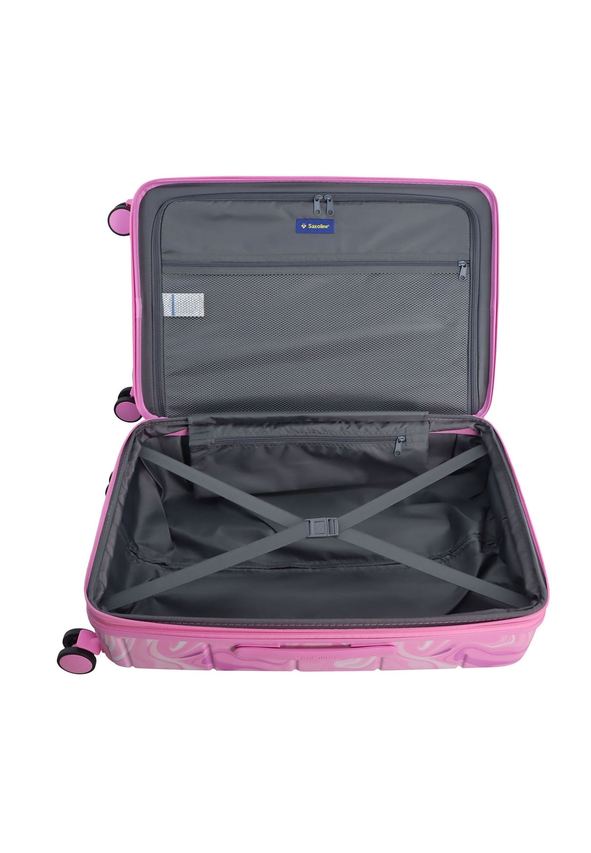 Saxoline Splash Printed Hard Suitcase Medium