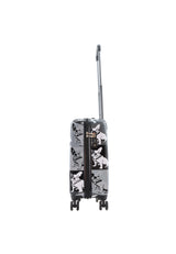 Saxoline Bulldog Monochrome Printed Hard Suitcase Small