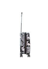 Saxoline Bulldog Monochrome Printed Hard Suitcase Small