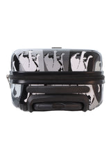 Saxoline Bulldog Monochrome Printed Hard Suitcase Small