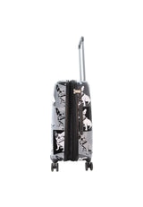 Saxoline Bulldog Monochrome Printed Hard Suitcase Medium