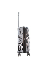 Saxoline Bulldog Monochrome Printed Hard Suitcase Medium