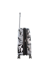Saxoline Bulldog Monochrome Printed Hard Suitcase Medium