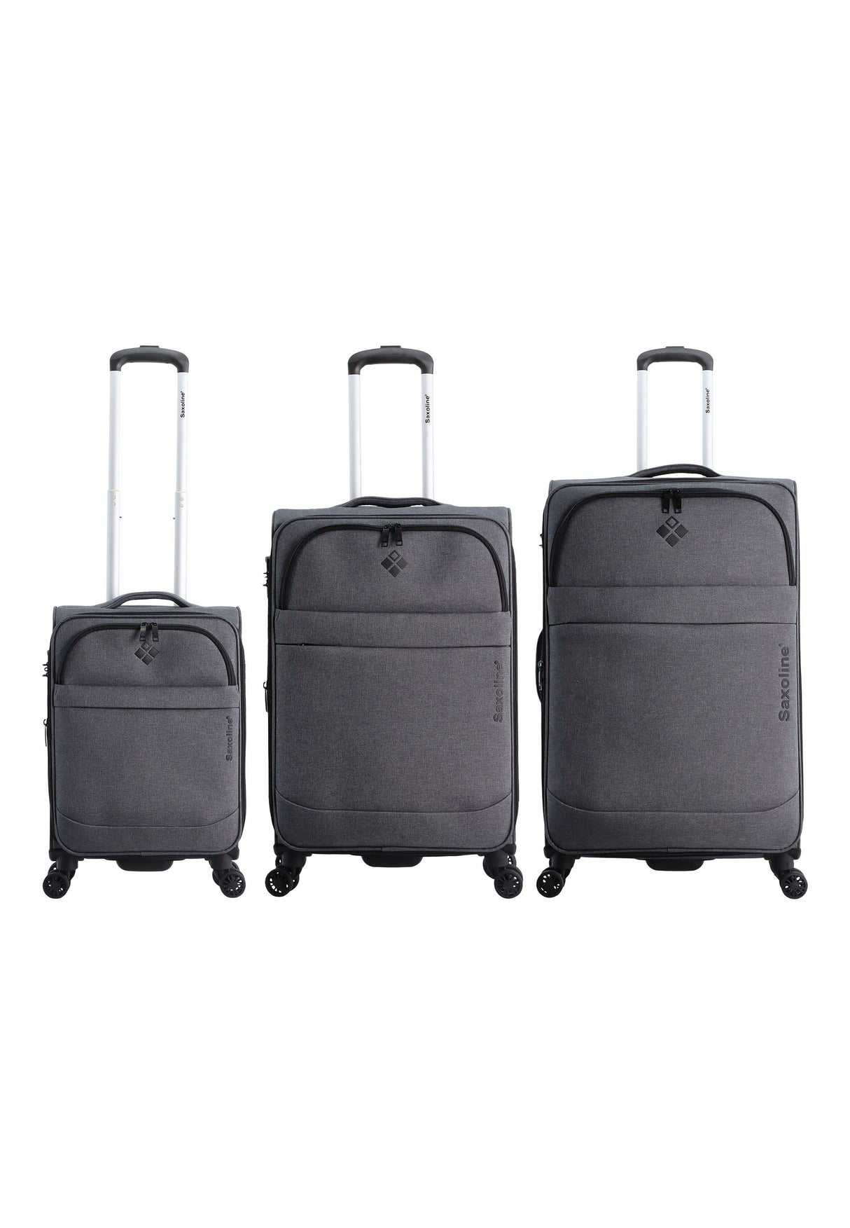 Saxoline 2 Tone Soft Suitcase Set