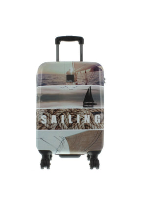 Saxoline Blue Sailing Cabin Hard-shell Suitcase