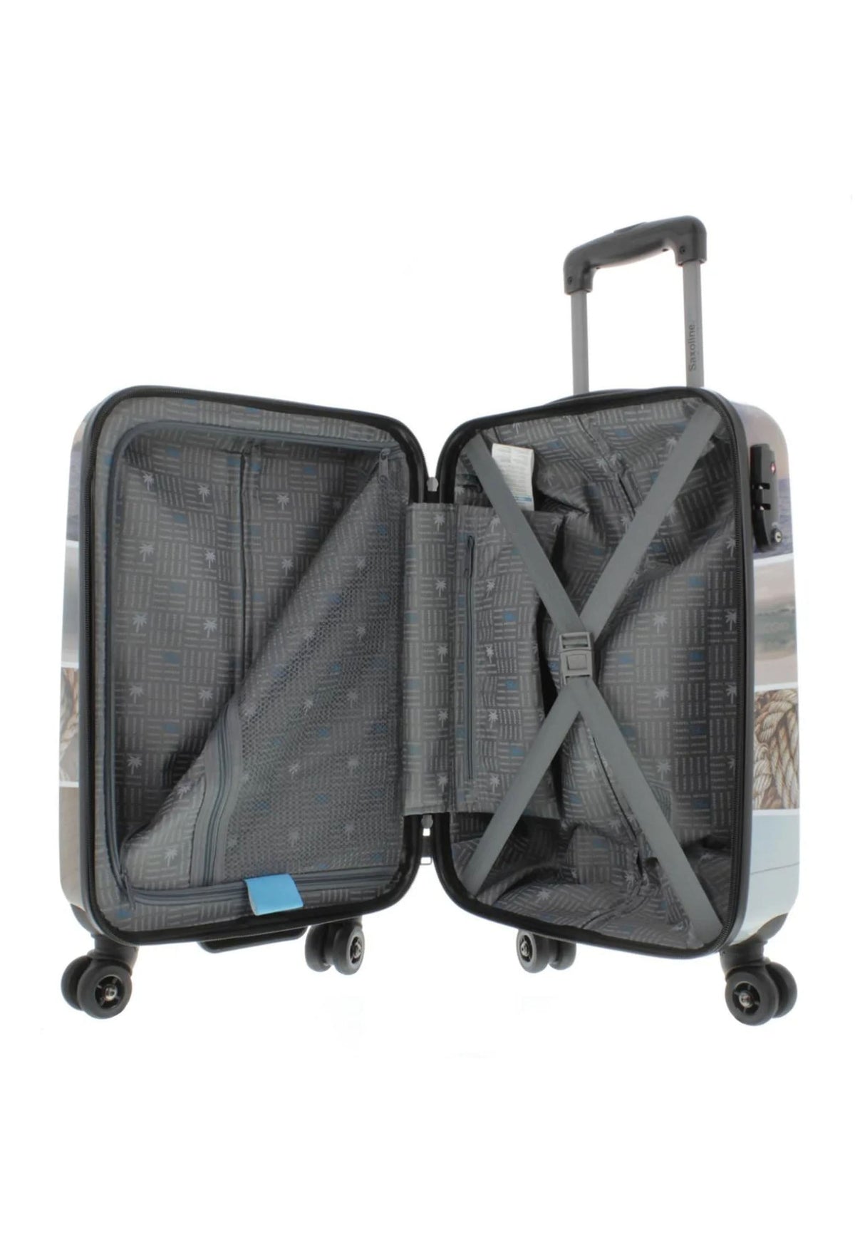 Saxoline Blue Sailing Cabin Hard-shell Suitcase