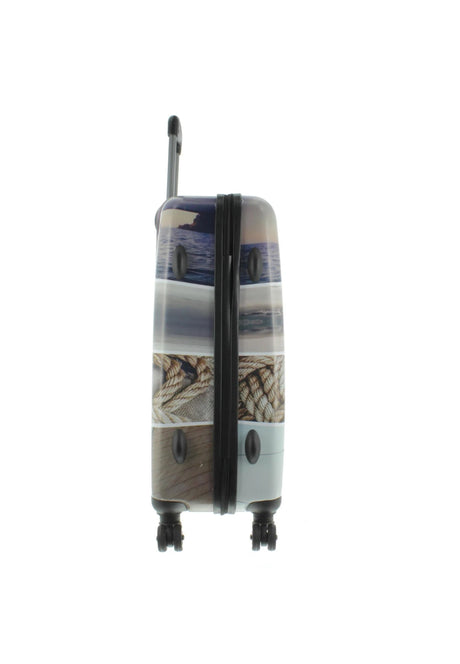 Saxoline Blue Sailing Medium Hard-shell Suitcase