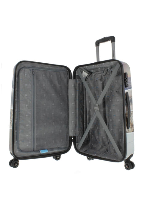 Saxoline Blue Sailing Medium Hard-shell Suitcase