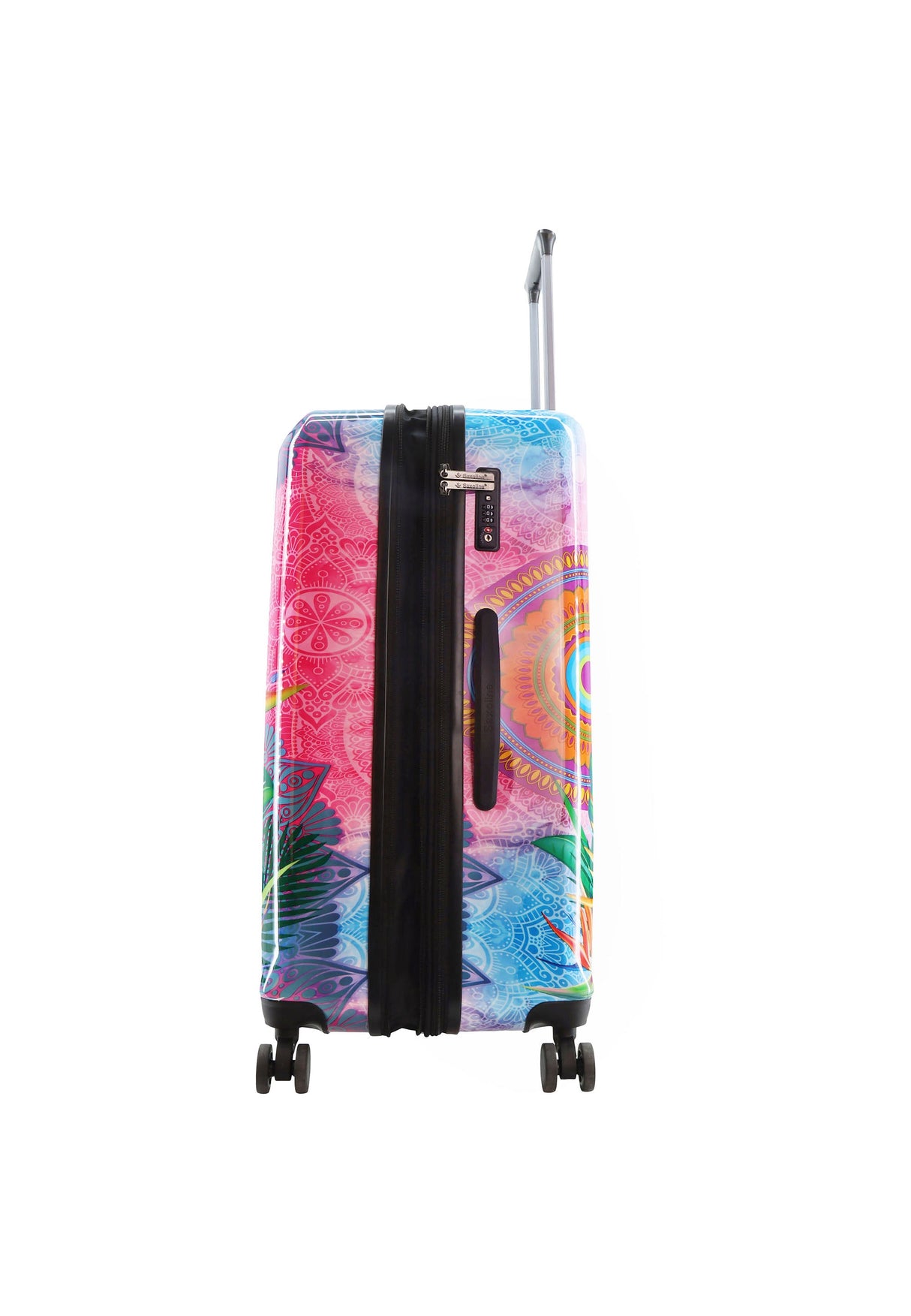 Saxoline Blue Butterfly Nature Printed Hard Suitcase Set