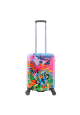 Saxoline Blue Butterfly Nature Printed Hard Suitcase Small