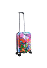 Saxoline Blue Butterfly Nature Printed Hard Suitcase Small
