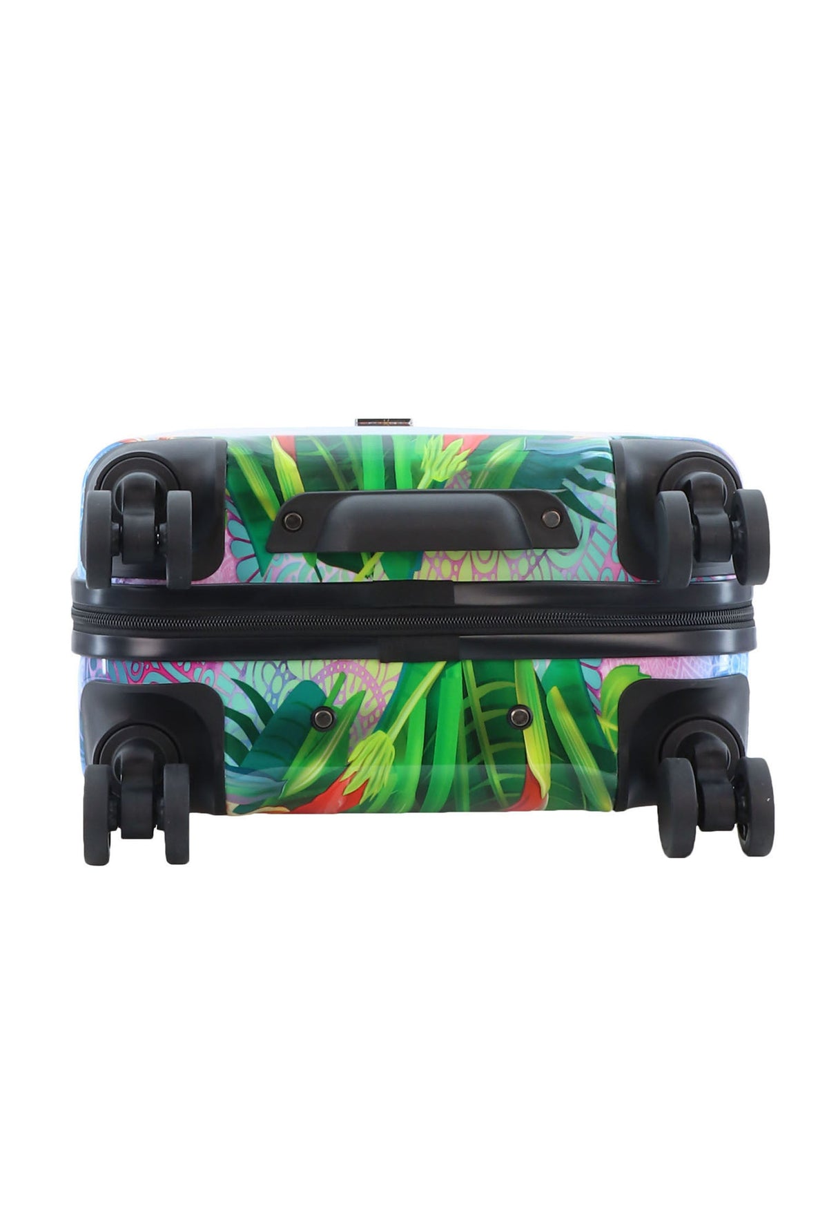 Saxoline Blue Butterfly Nature Printed Hard Suitcase Small