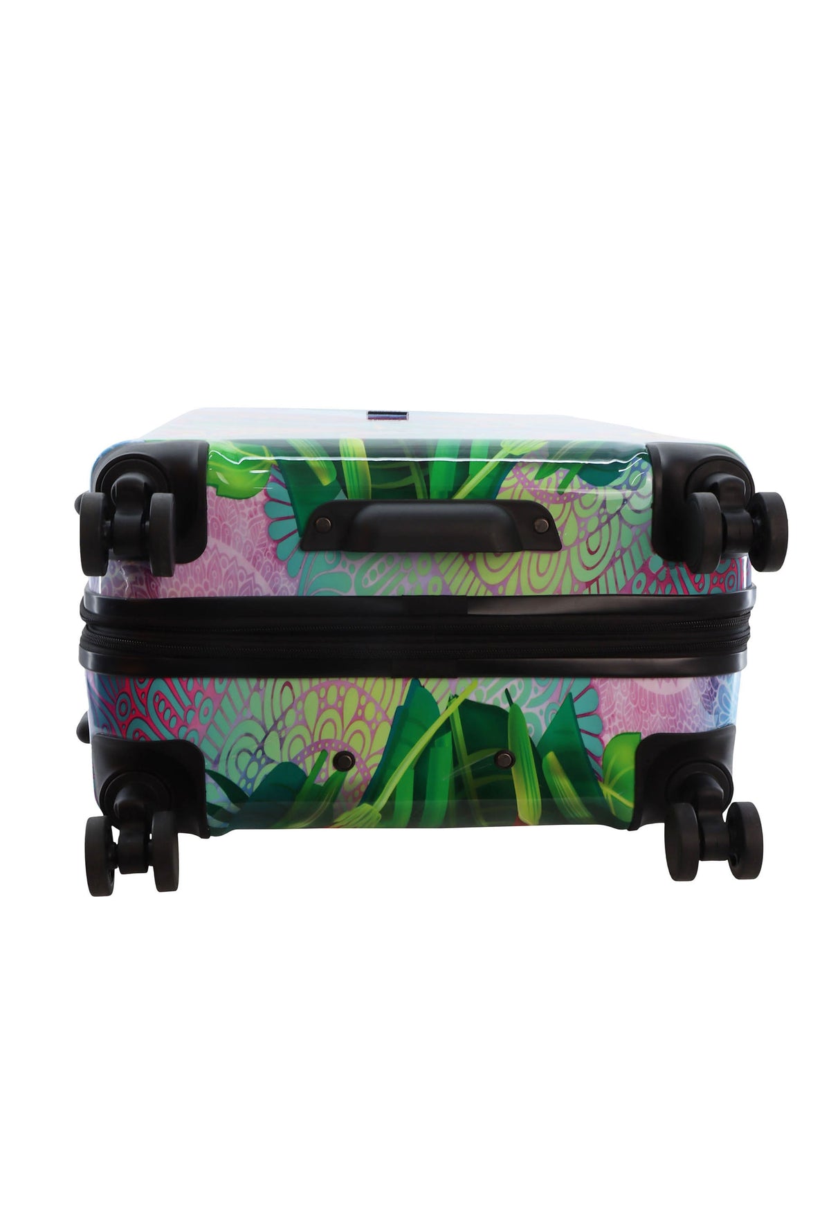 Saxoline Blue Butterfly Nature Printed Hard Suitcase Medium