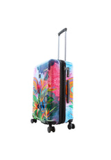 Saxoline Blue Butterfly Nature Printed Hard Suitcase Medium