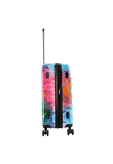 Saxoline Blue Butterfly Nature Printed Hard Suitcase Medium