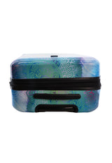 Saxoline Blue Butterfly Nature Printed Hard Suitcase Medium