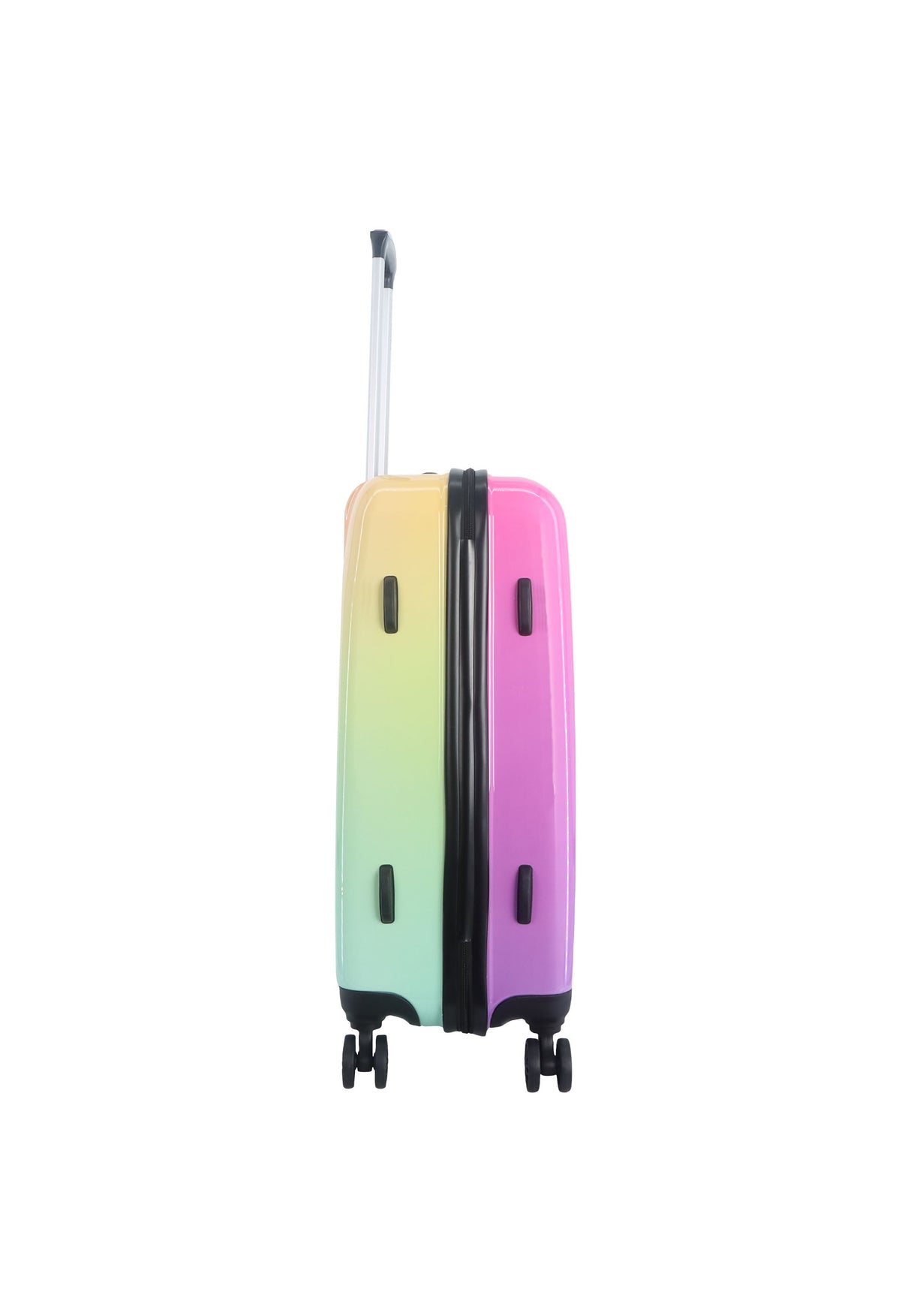 Saxoline Rainbow Print Hard Suitcase Medium