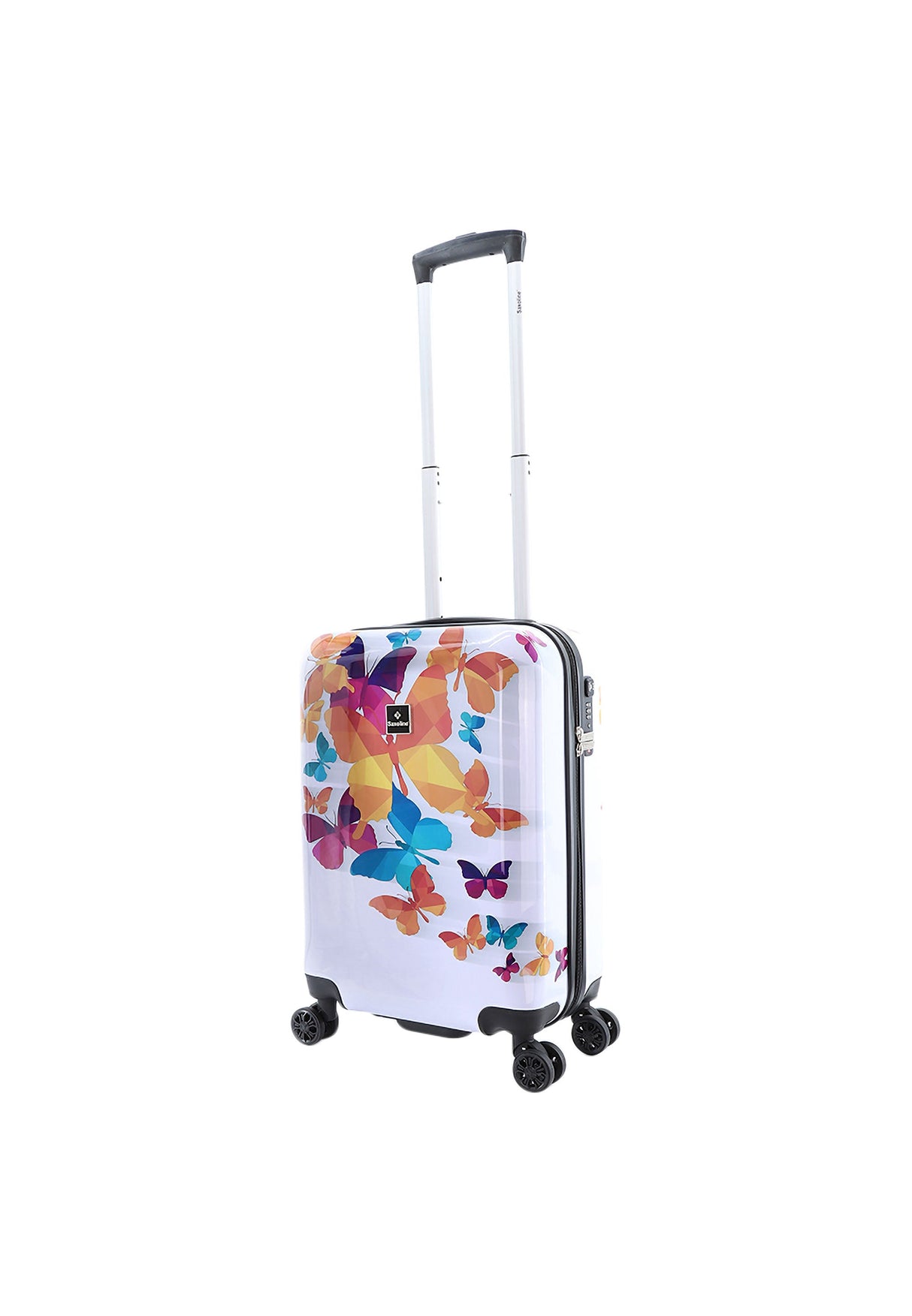 Saxoline Butterfly Fun Print Hard Suitcase Small