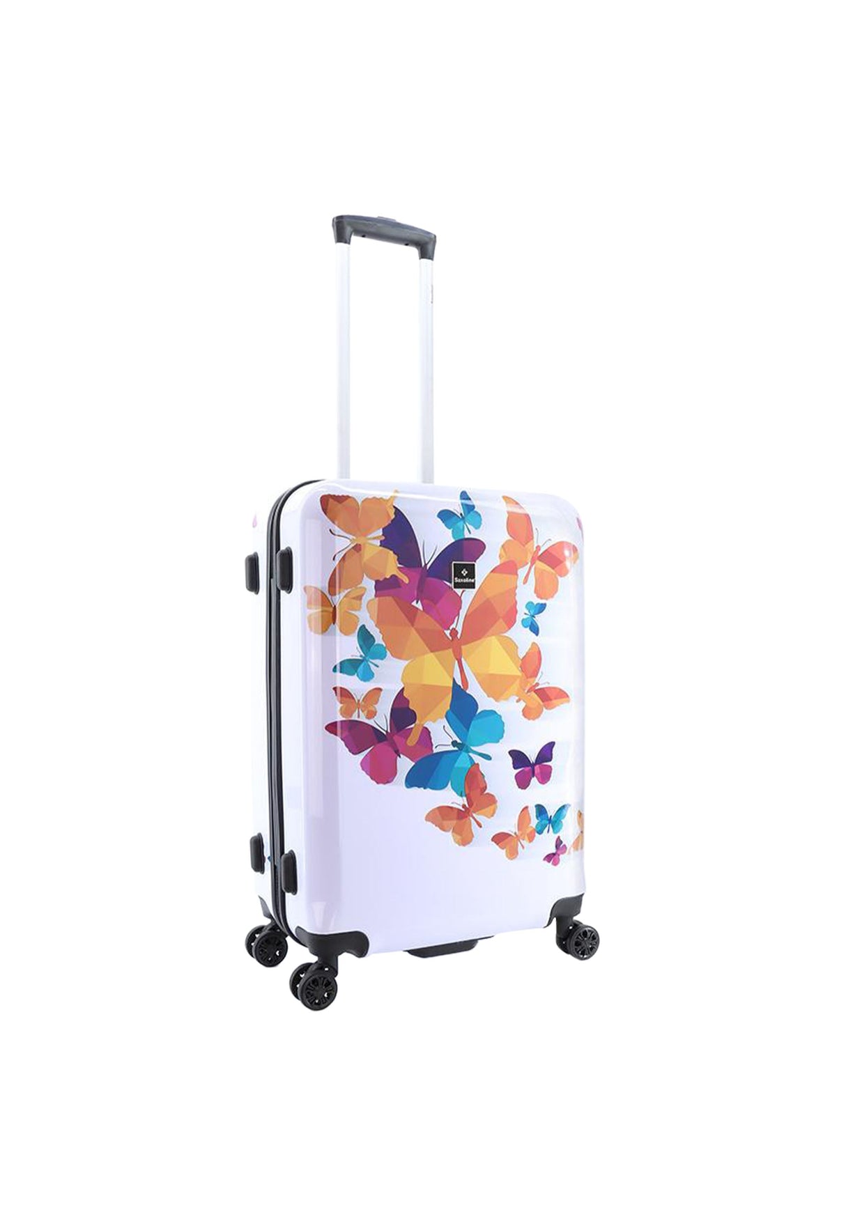 Saxoline Butterfly Fun Print Hard Suitcase Medium