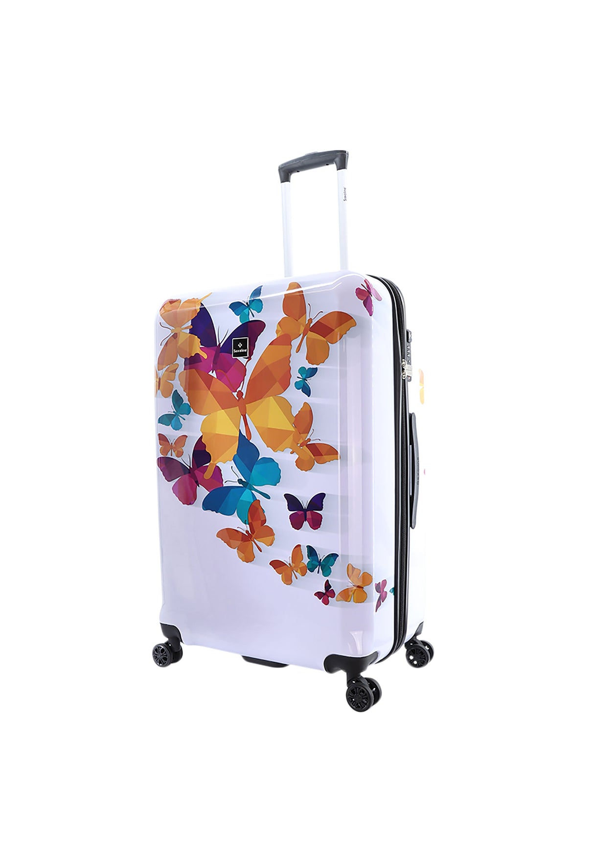 Saxoline Butterfly Fun Print Hard Suitcase Large