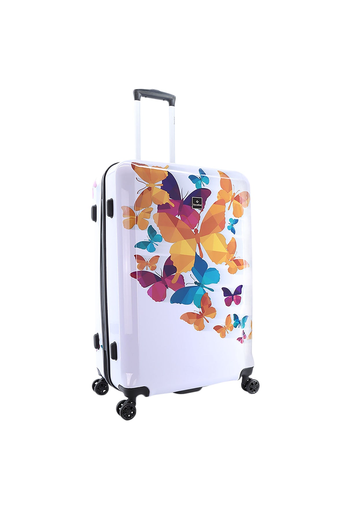 Saxoline Butterfly Fun Print Hard Suitcase Large