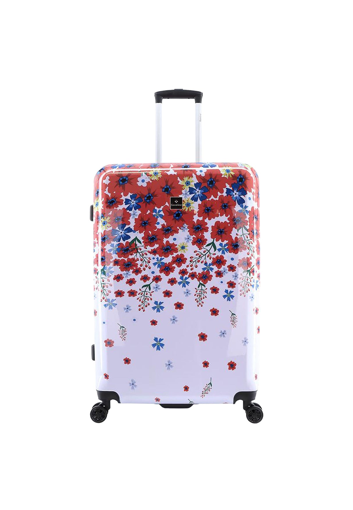 Saxoline Harde Blessing Flowers Print Hard Suitcase Set