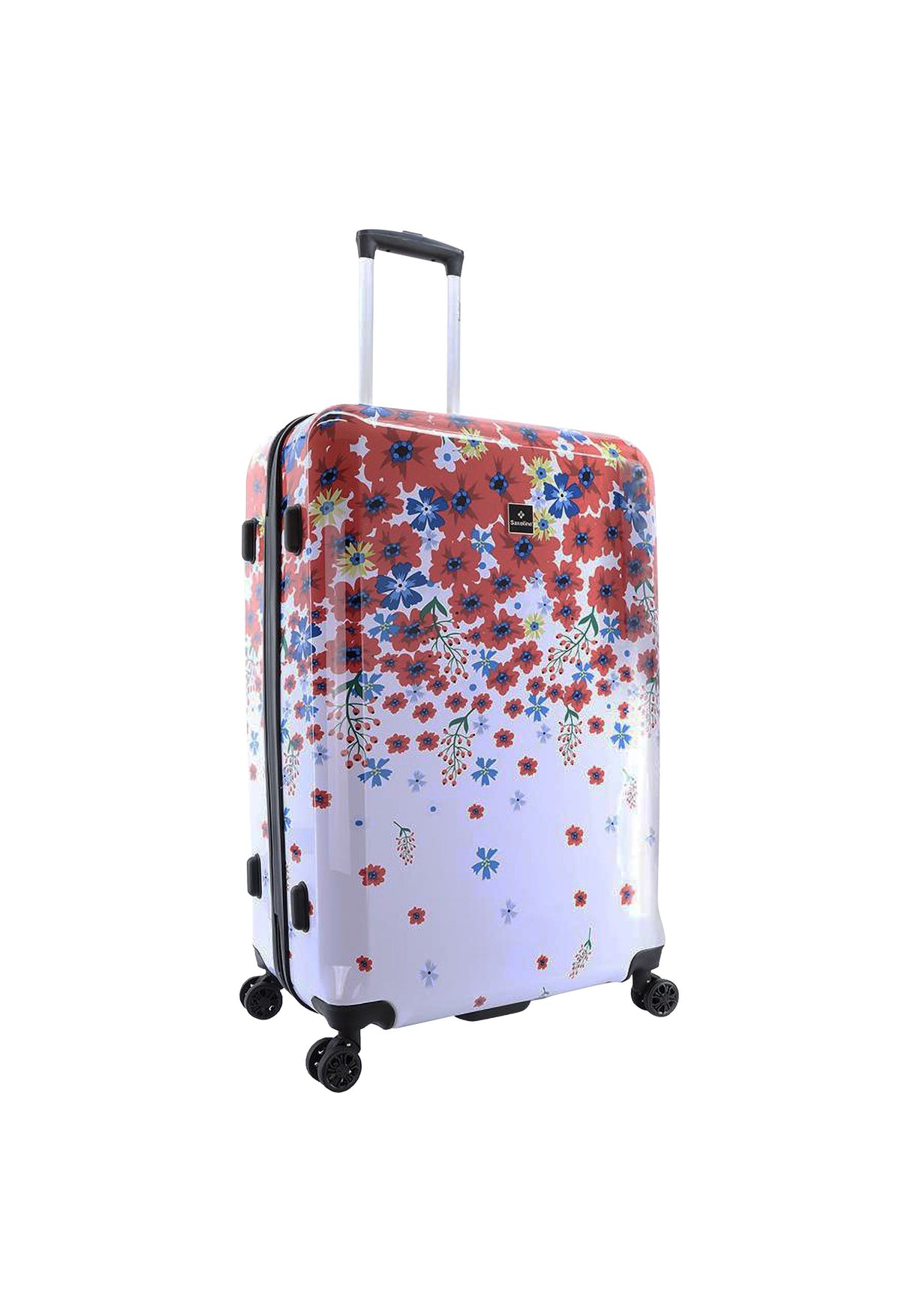Saxoline Harde Blessing Flowers Print Hard Suitcase Set