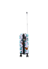 Saxoline Springful Butterfly Print Hard Suitcase Small