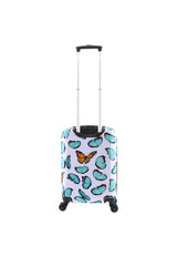 Saxoline Springful Butterfly Print Hard Suitcase Small