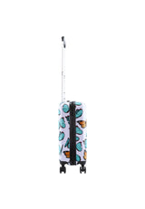 Saxoline Springful Butterfly Print Hard Suitcase Small