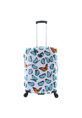 Saxoline Springful Butterfly Print Hard Suitcase Medium