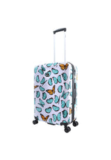 Saxoline Springful Butterfly Print Hard Suitcase Medium