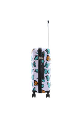 Saxoline Springful Butterfly Print Hard Suitcase Medium
